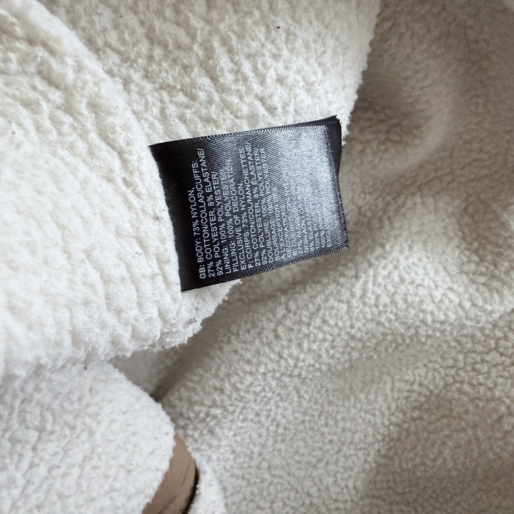 The North Face Cuchillo Parka Womens S Brown Quilted Sherpa Lined Long Coat - Picture 5 of 7
